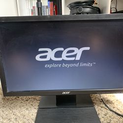 18.5 in Acer V6 18.5" LED LCD Monitor 16:9 - Black V196HQL