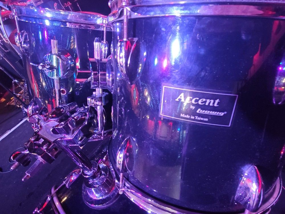 ACCENT 5-Piece Drum Set, Black
