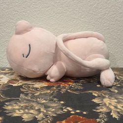 Sleeping Mew Pokémon Center Syua Syua 8” Plush