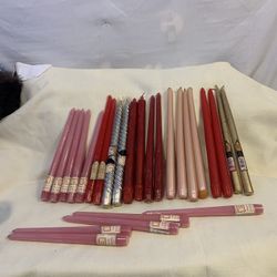 Velas Diferentes Colores 3 X $1.00