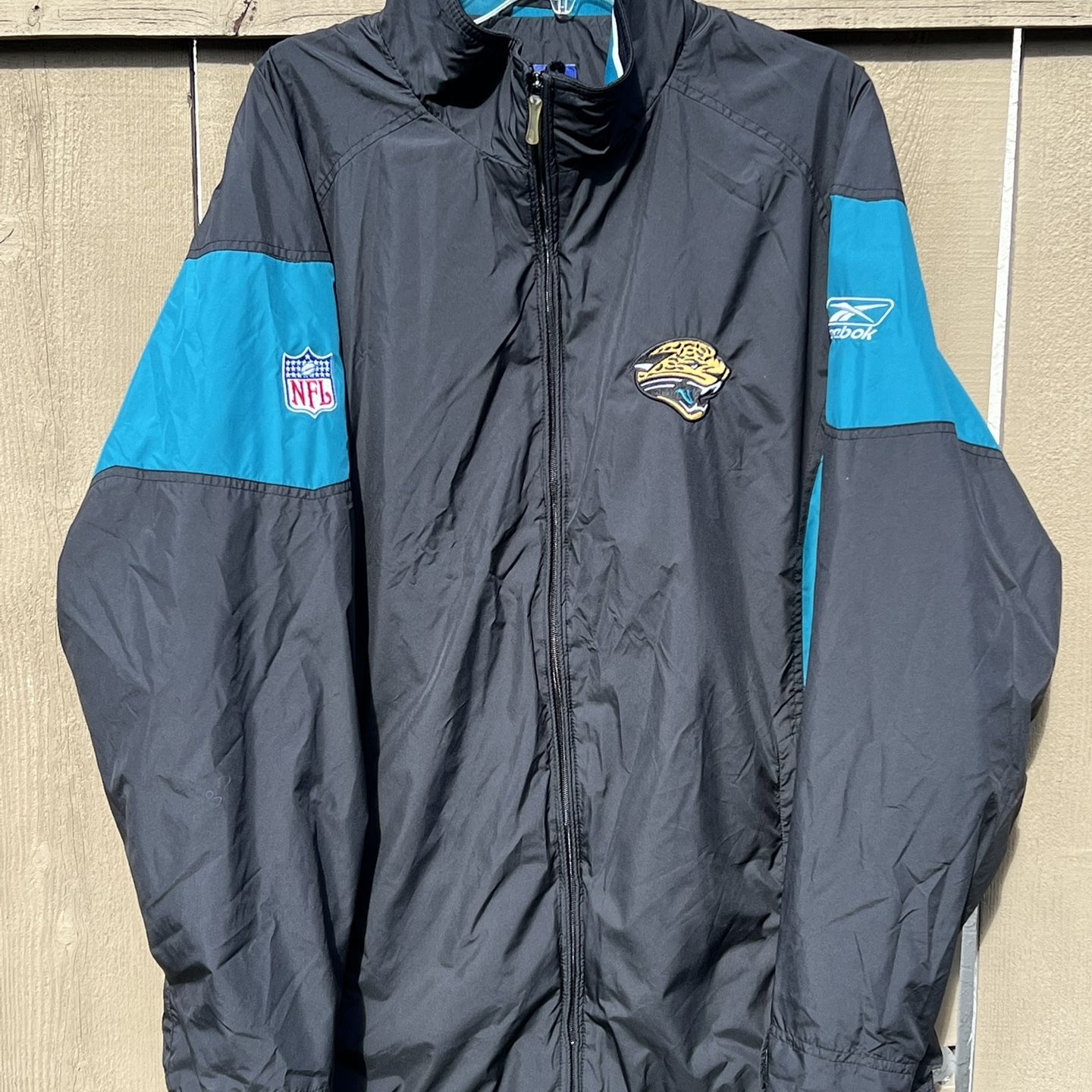 Vintage Reebok NFL On Field Jacksonville Jaguars Zip Up