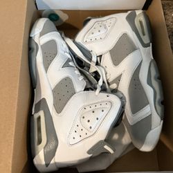 $80/OBO Jordan 6s White/ Cool Grey GS 5.5