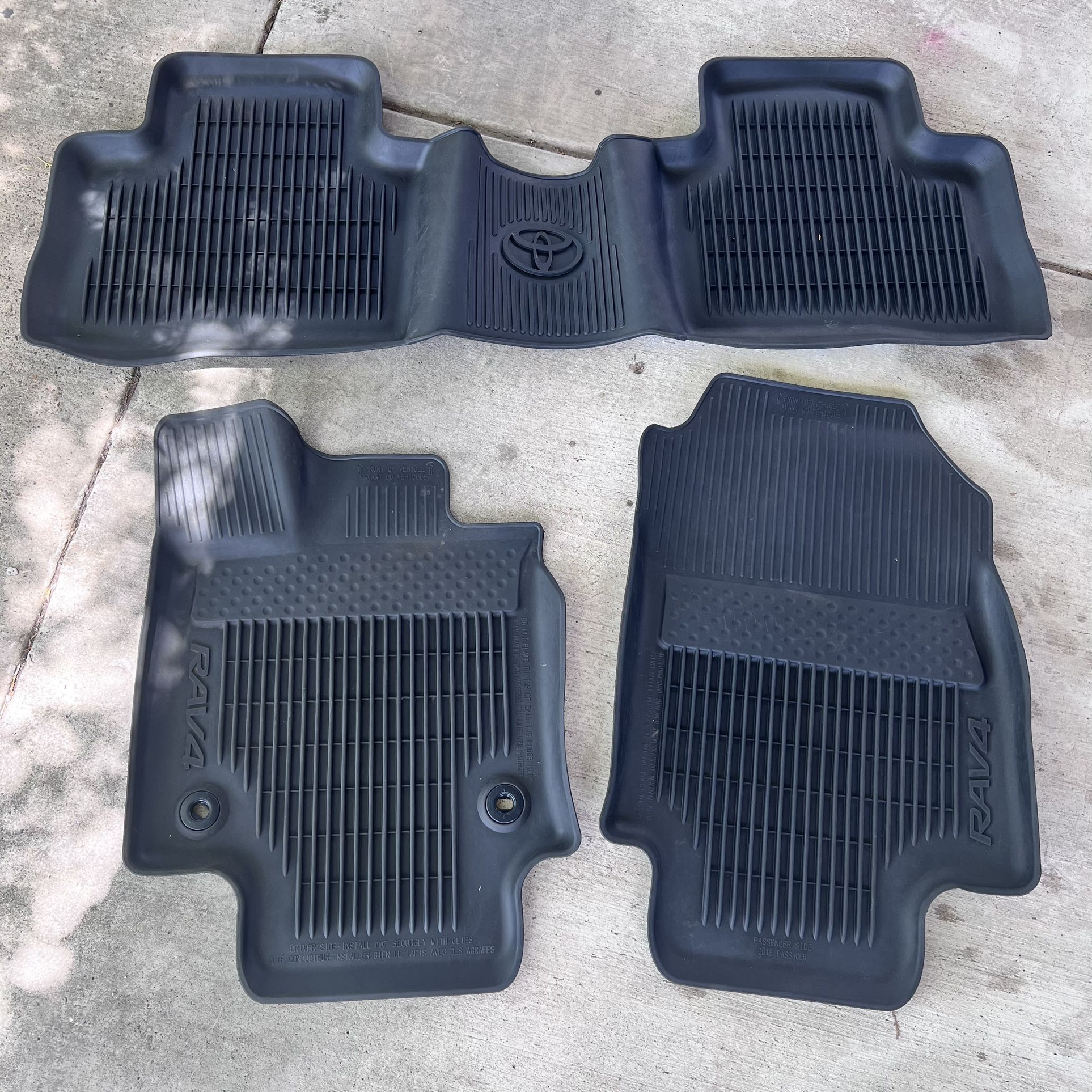 OEM Toyota RAV4 All-Weather Floor Mats
