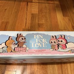 THE MONSTERS Pin for Love Series-Vinyl Plush Pendant Blind Box (N-Z)