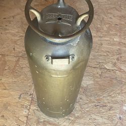 Vtg soda-acid fire extinguisher made by Stop Fire Inc.