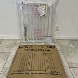 Extra Wide Pet Gate / Safety Gate - Fits Openings 29.7” - 42”