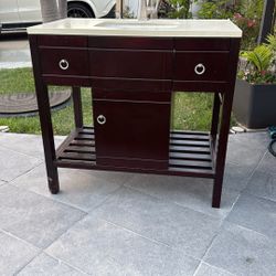 Vanity cabinet all complete 