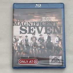 THE MAGNIFICENT SEVEN (Blu-ray)  Yul Brynner BRAND NEW  FACTORY SEALED