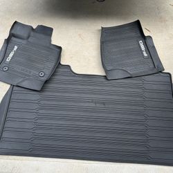 OEM Ford F-150 All-Weather Floor Mats (2021–2024 Tremor / SuperCrew, No Under-Seat Storage)