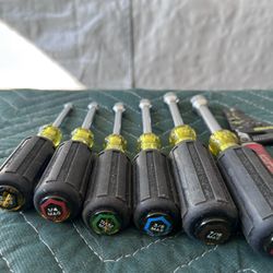 Klein Hand Tools 3/16, 1/4, 11/32, 3/8, 7/16, 1/2 MAG