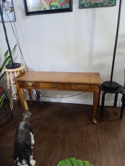 Wood Table For Entry Way