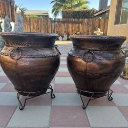 New Flower Pots Made Out Of Clay 