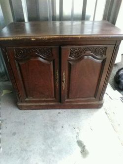 Serving cart real wood matching set