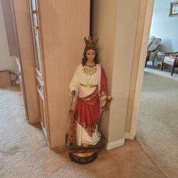 Vintage Santa Barbara statue