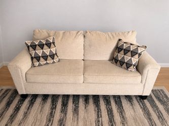Sofa bed and loveseat