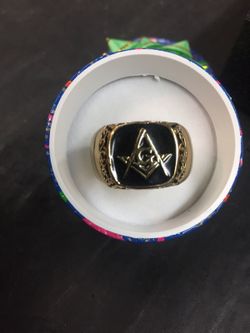 Brand New 24KT Gold Bonded Men's Ring Lifetime Warranty