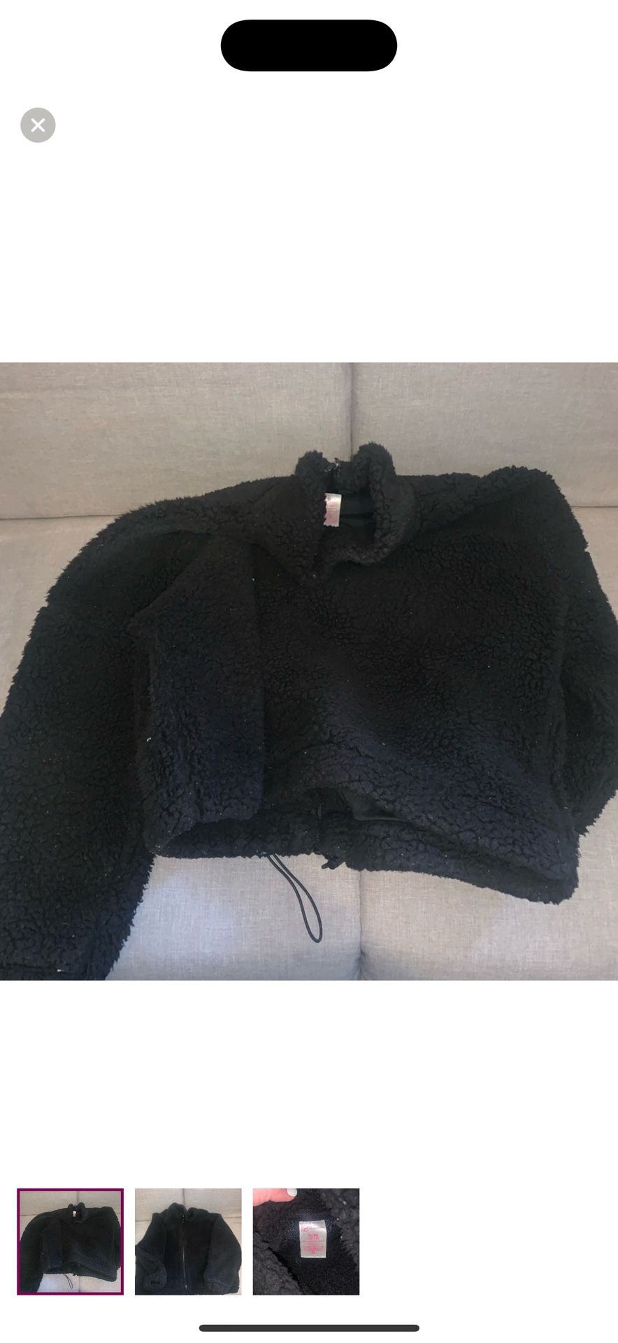 WOMENS XL SHERPA TOP SHIRT JACKET