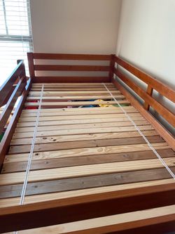 Donco Kids Twin Tent Loft Bed with Slide Finish