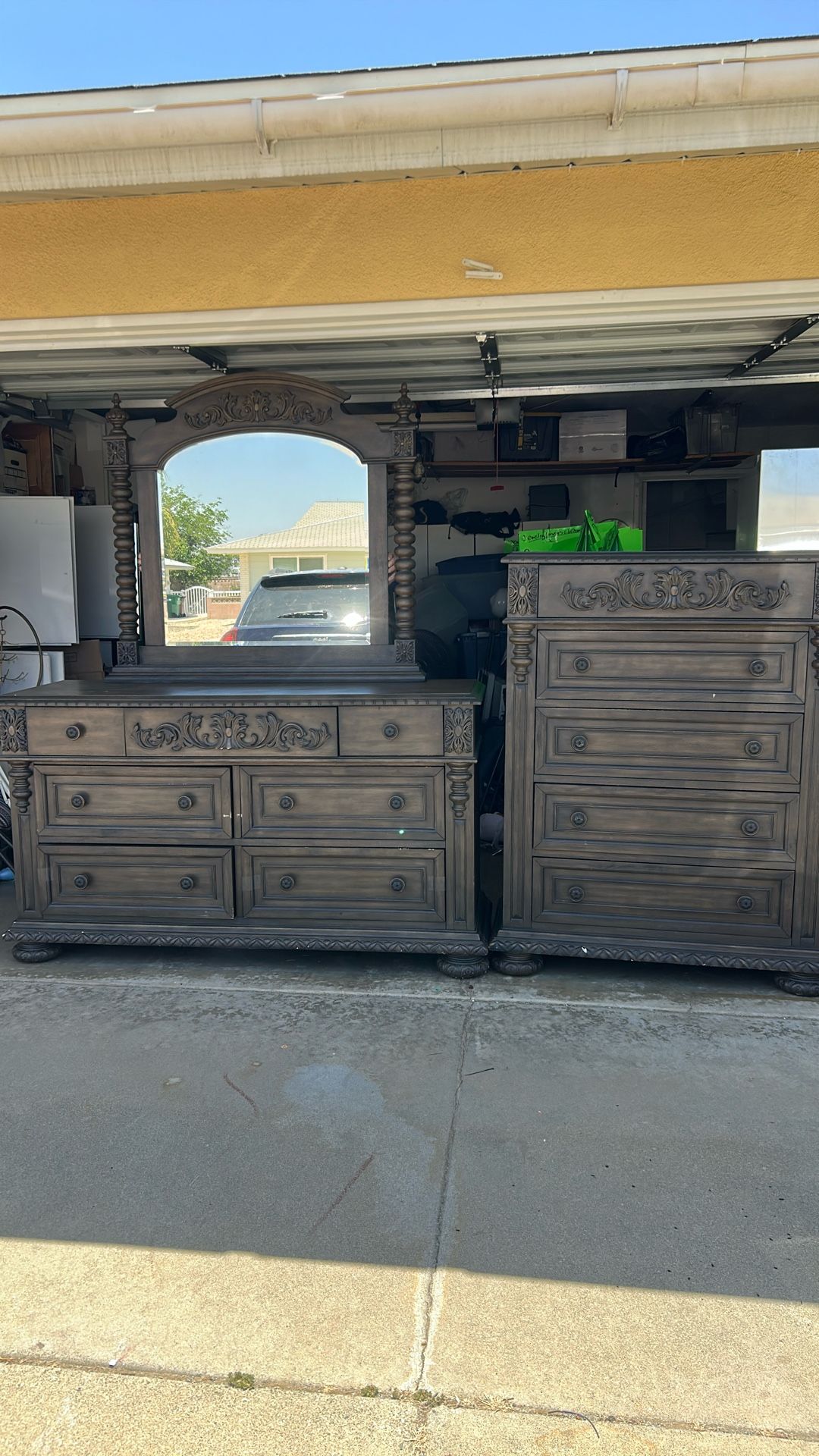 Klaussner Dresser W/mirror And Tall Dresser