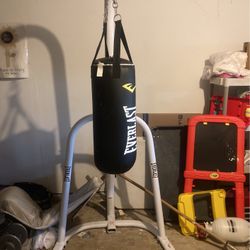 Punching Bag 40lbs & Stand $100