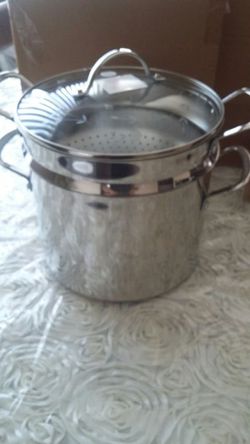 PRINCESS HOUSE STAINLESS Steel Classic 8-QT Stockpot & Steamer