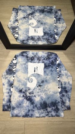 Y2K 2000s Disney Nightmare Before Christmas Promo Long Sleeve Shirt