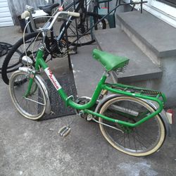 vintage italian folding bicycle