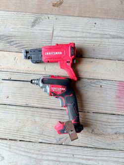 Craftsman Brushless Drywall Screwgun with Collated Attachment