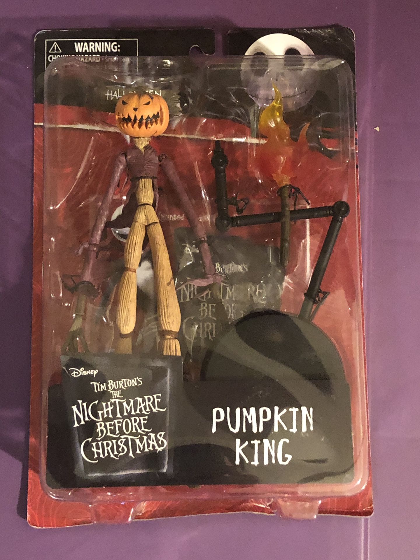 Nightmare before Christmas Pumpkin King Diamond Select Rare!!