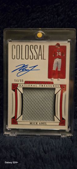 Mick Abel COLOSSAL national treasures auto 94/99