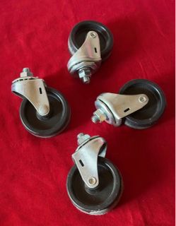E.R. Wagner stem-mount swivel caster
