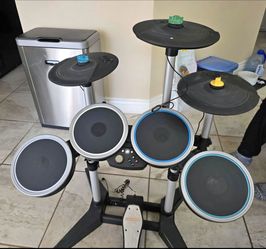 Xbox 360 Rock Band drum set and Cymbal addon