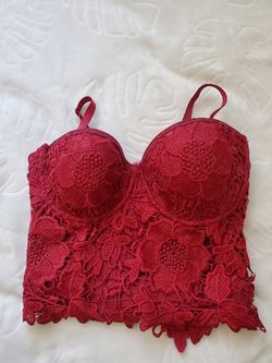 Burgundy Corset