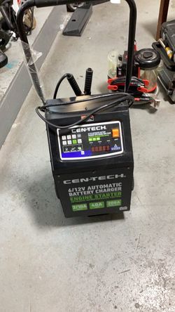 Cen-Tech 6/12V Automatic Battery Charger Engine Starter