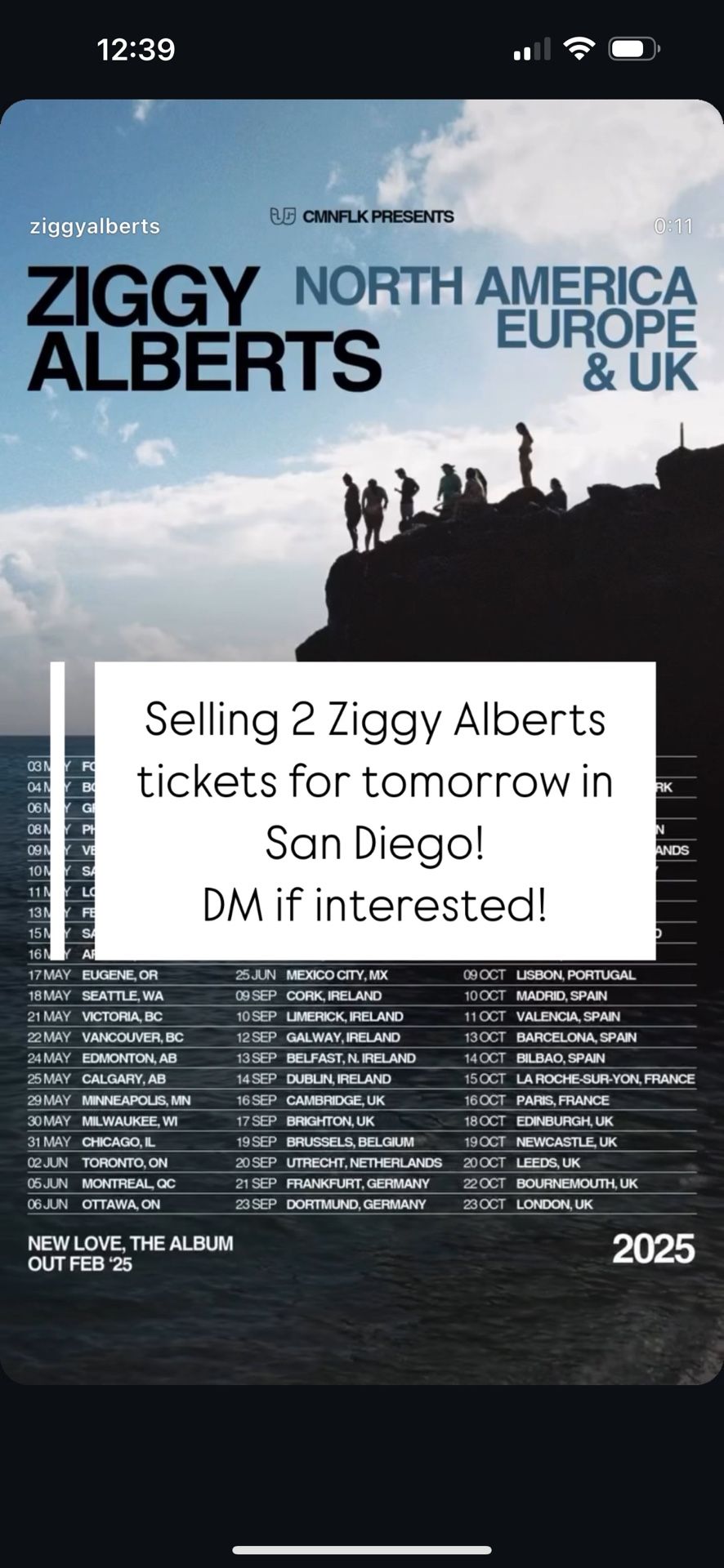 2 Ziggy Alberts Tickets San Diego, CA May 10