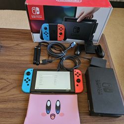 Nintendo Switch Handheld Complete In Box