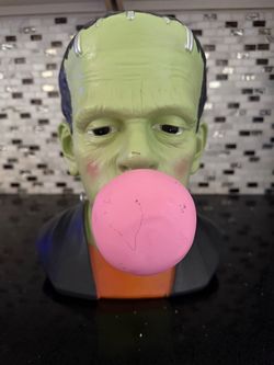 Martha Stewart LED Frankenstein blowing bubble bust decoration 12”