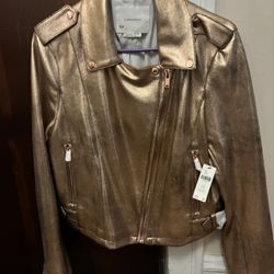 Women’s Bronze Metallic Jacket. Brand New Never Worn. 