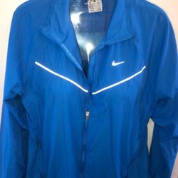 Blue Nike Windbreaker Running Jacket | Women's Size Small 