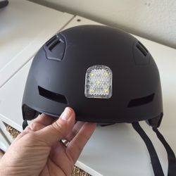 Bicycle helmet with LED lights 🚴‍♀️💡