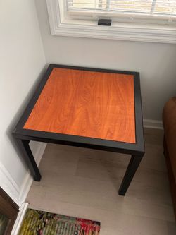 Metal & wood tables Sturdy