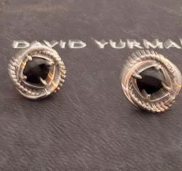 David yurman black onyx earrings