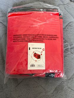 Sagler 9 ft Christmas Tree Storage Bag Red, 50x15x20