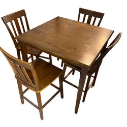 High Top Table With 4 Chairs 