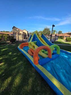 Blow up water park