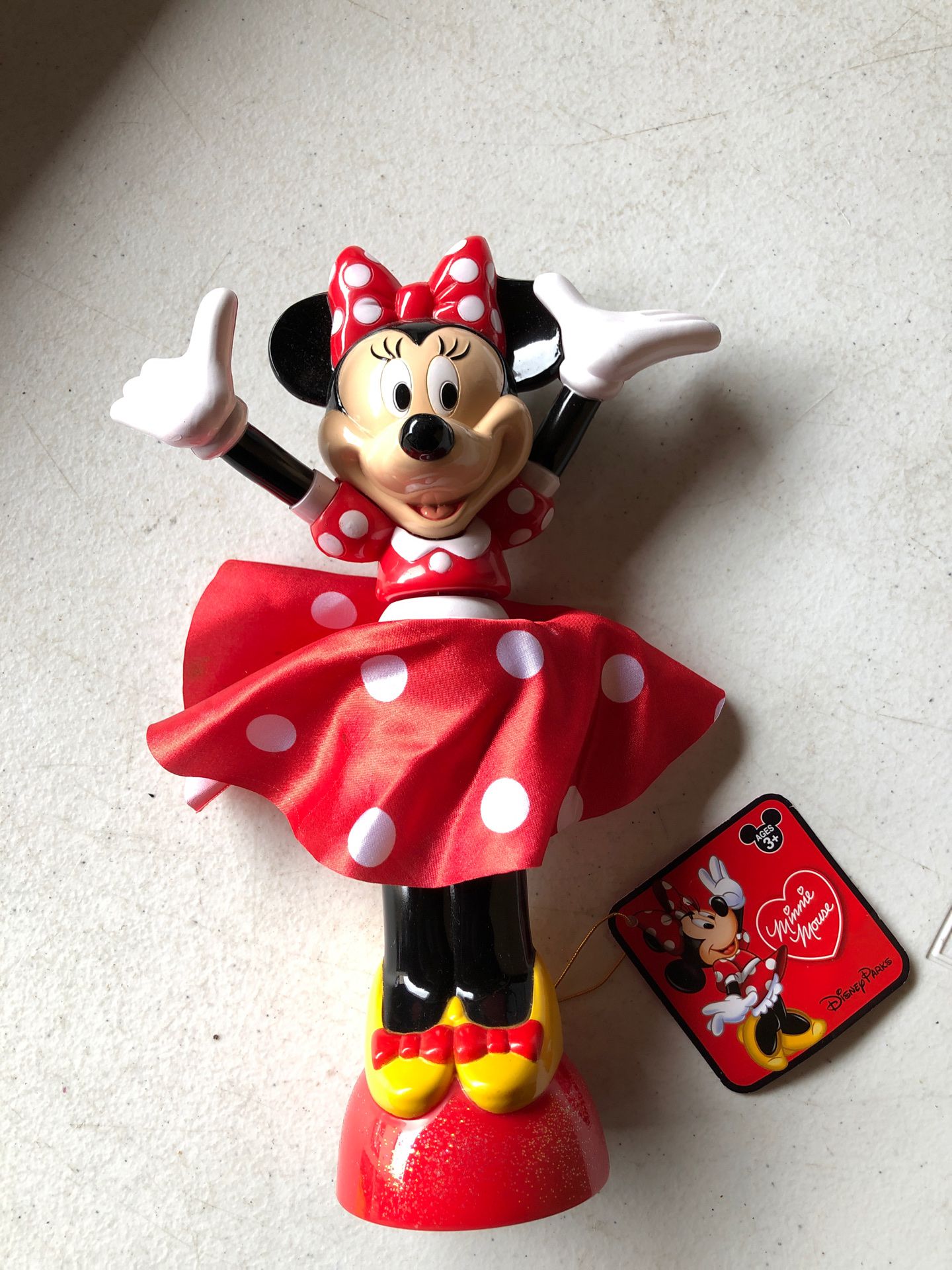 Minnie Mouse spin toy older piece