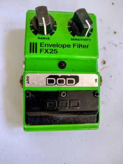 Used DOD FX25 ENVELOPE FILTER Vintage Guitar Effects Pedal