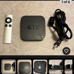 Apple TV Model A1378 2nd Generation W/ Apple Remote Tested Bundle media streamer