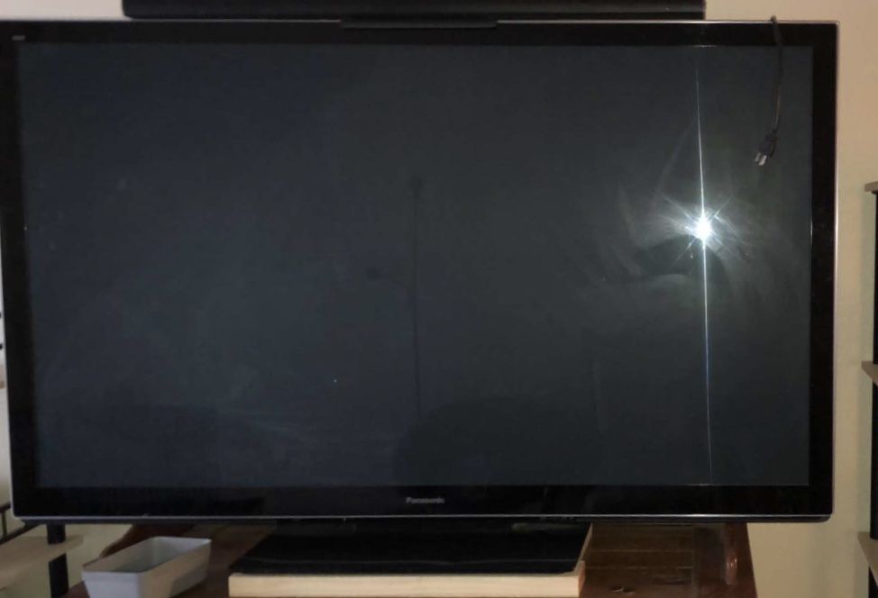 Panasonic 65” plasma 3D Tv