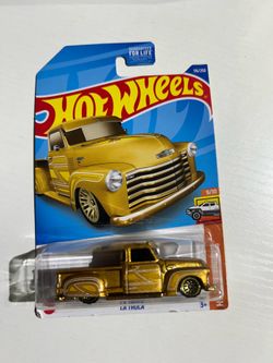 Hotwheels gold 52 Chevy la troka
